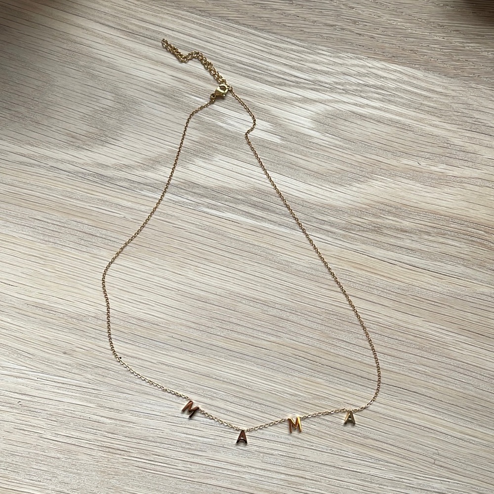 Mint & Lily MAMA Necklace (never worn), brand new in the box